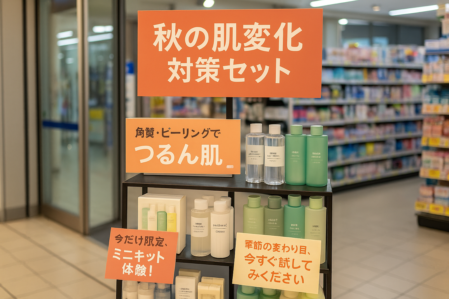 ListeningMind & ChatGPTで設計した店舗入口メイン什器
